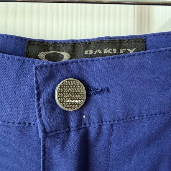 Oakley Mens Blue Active Outdoor Performance Shorts Size 32W - Picture 3 of 11